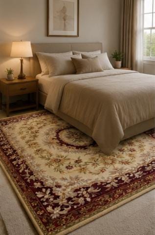 Elegant Traditional European Floral Hand-Tufted Rug | 100% New Zealand Wool | Made to Order