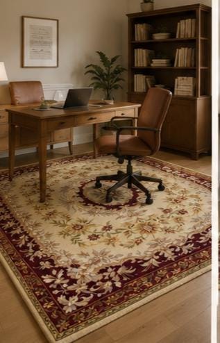 Elegant Traditional European Floral Hand-Tufted Rug | 100% New Zealand Wool | Made to Order