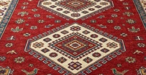 Hand Knotted Wool Southwest Bear Rug – Native American Thunderbird Cabin Carpet | Free Doorstep Delivery to USA (Made to Order)