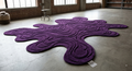 Thick feel  irregular shape 100% new Zealand wool rug| Made to Order